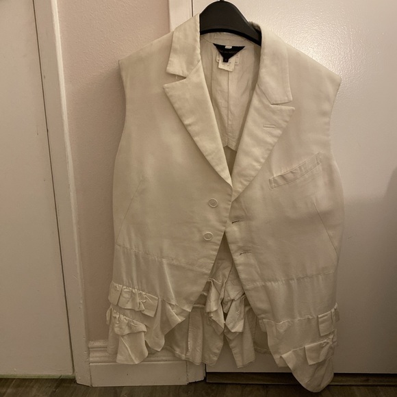Comme des Garçons white blazer - Picture 3 of 4